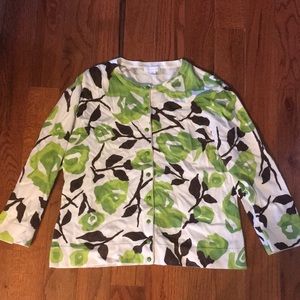Charter Club Large Button Up Cardigan